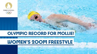 Download lagu OLYMPIC RECORD FOR MOLLIE! | Women's 200m Freestyle | #Paris2024 Highlights mp3