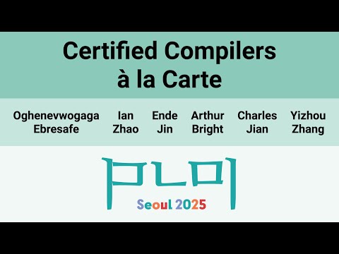 [PLDI'25] Certified Compilers à la Carte