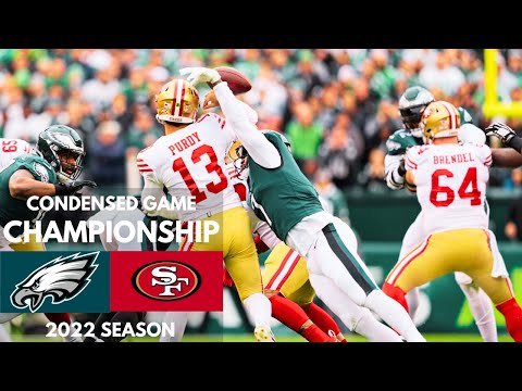 Eagles vs 49ers 2022 NFC Championship Condensed Game | NFL Highlights