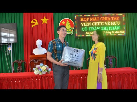 Diễn biến họp mặt chia tay viên chức về hưu cô Trần Thị Phấn 27/11/2020