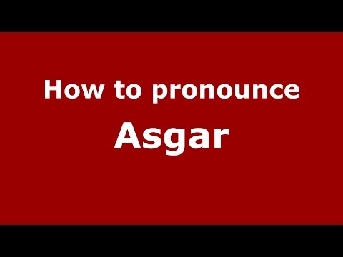 How to pronounce Asgar (Karnataka, India/Kannada) - PronounceNames.com