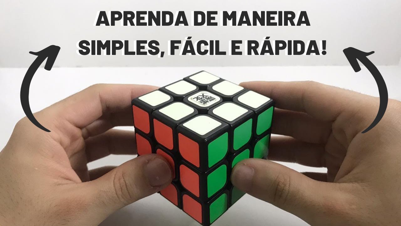 Como MONTAR o CUBO MÁGICO de maneira simples, fácil e rápida - melhor TUTORIAL