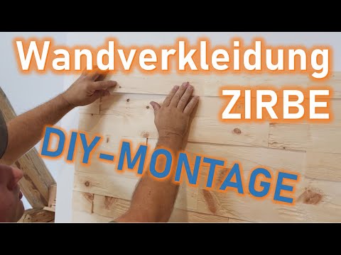 3D Zirbenwand Verkleidung - Montage - DIY