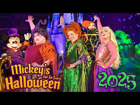 Mickey's Not-So-Scary Halloween Party 2025 - Walt Disney World - Parade, Hocus Pocus & Fireworks