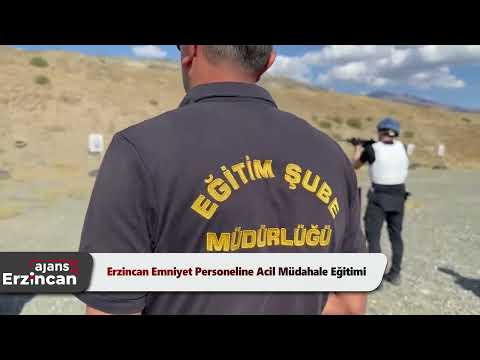 Erzincan Emniyet Personeline Acil Müdahale Eğitimi