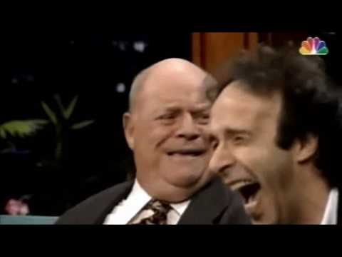 Don Rickles on Jay Leno w/ Roberto Benigni embracing absolute craziness 1996