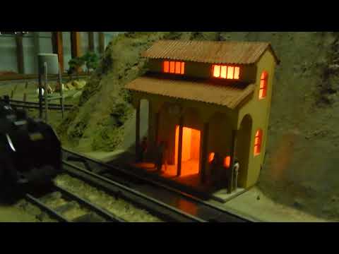 Maquete de cidade miniatura com Ferrorama