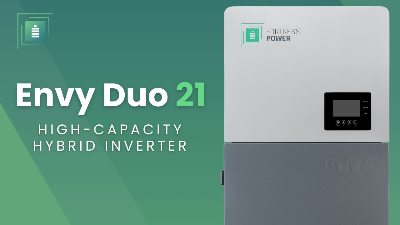 Fortress Power Envy Duo 21 | Dual-Phase Hybrid Inverter with 25kW PV Input