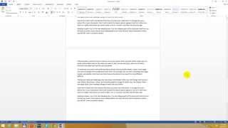 How to add White Space between pages in Word 2013 (Header, Footer)