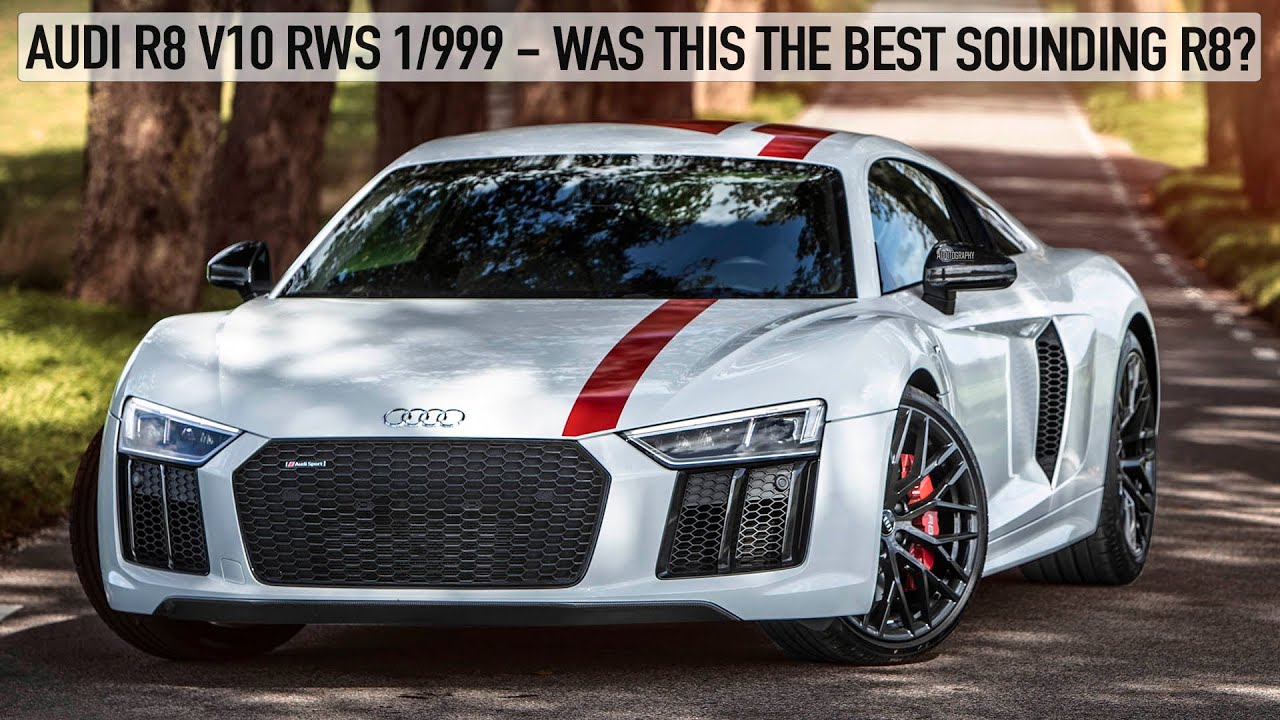 Audi R8 RWS Was Built for Purists, Reveals Wonderful V10 Symphony on ...