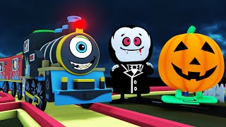 Download lagu Halloween trains for toddlers  - Toy Factory Lego Halloween city mp3