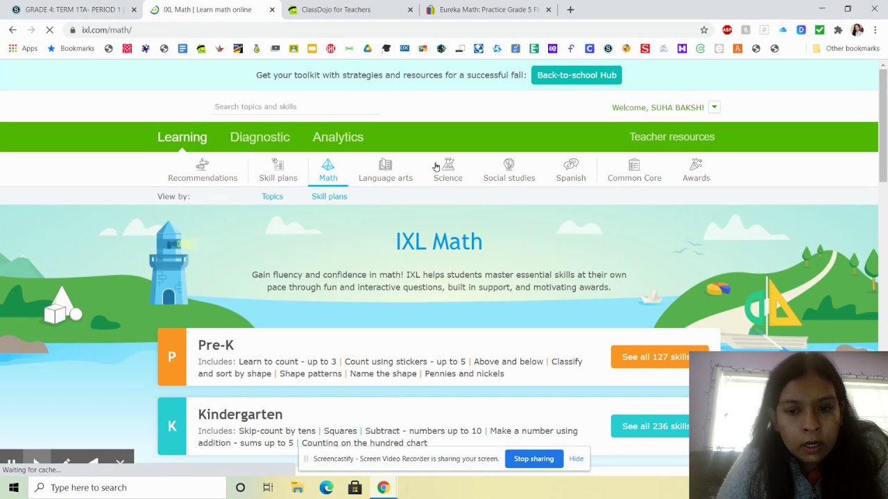 iXL Practice and Worksheet Demonstration