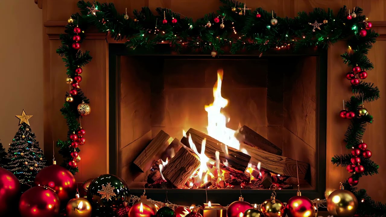 Christmas Lo-Fi HDR Fireplace Jazz