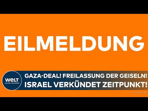 GAZA-DEAL: Waffenruhe mit Hamas! Israel verkündet - Freilassung der Geiseln beginnt am Sonntag!