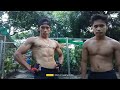 CHILL MUSCLE FLEXING AND MUSCLE CONTROL with my brother @calis boy # muscle flexing #muscleflexing