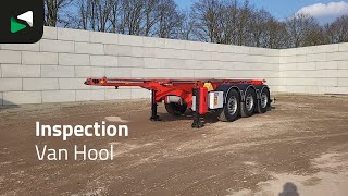 Van Hool 20ft container chassis semi-trailer | Image 4 - Autoline