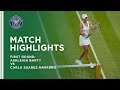 Ashleigh Barty vs Carla Suarez Navarro | First Round Highlights | Wimbledon 2021