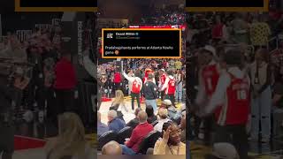 #Pradabagshawtyy performing at hawks game #undergroundhiphop #liltony #atl