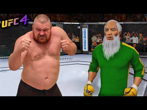 Old Bruce Lee vs. Viacheslav Datsik (Red Tarzan) - EA sports UFC 4