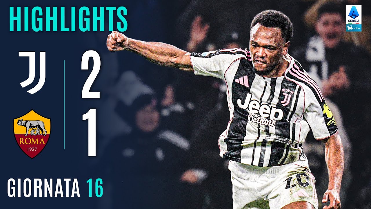 JUVENTUS-ROMA 2-1 | HIGHLIGHTS | 16ª GIORNATA | SERIE A ENILIVE 2025/26