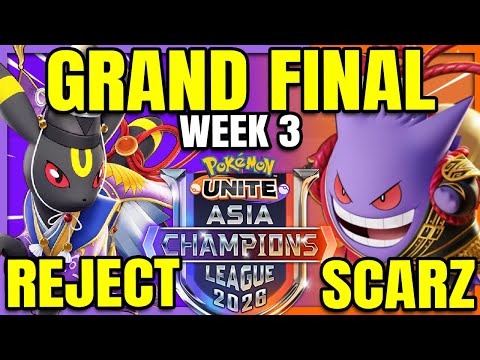 GRAND FINAL Reject vs Scarz - ACL Japan | Pokemon Unite