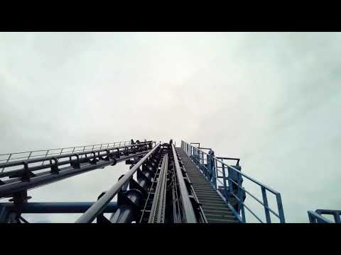 Front row point of view footage of Zoomerang