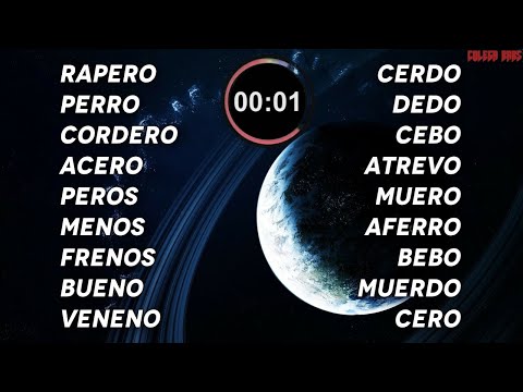 EJERCICIOS de DOBLE TEMPO | Palabras con BEATS de trap | ENTRENO de RENDIMIENTO | COLEGA BARS👽#4