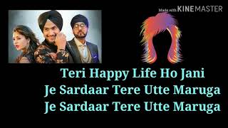 Sardaar Lyrics – Vaibhav Kundra, Manj Musik|starring Rupali Sood