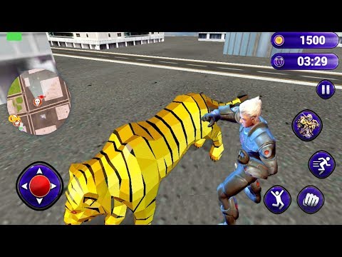 Grand Robot Transformation Tiger : Robot Car Game 2019 | Animal Robot Transform Game | Android Games