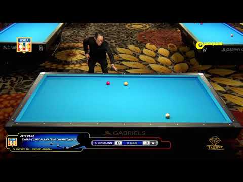#16 - Dan LOUIE vs Scott LESSMAN / 2019 USBA 3-Cushion Amateur Championship