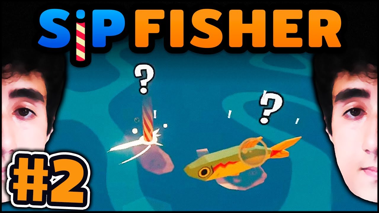 Pegando PEIXES RAROS de CANUDINHO 🥤 Sip Fisher - #2 | Felps