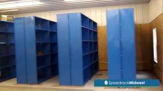 Rousseau Metal Spider Shelving by Speedrack Midwest