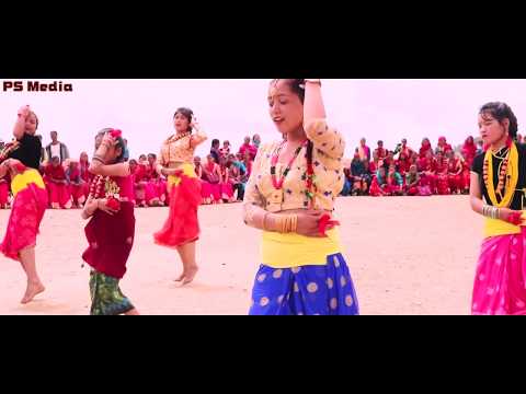 Ahileko Teej "अहिलेको तिज​"  Dance || घिन घिन मादल बजाउदै तिज गित नाच || PS Media