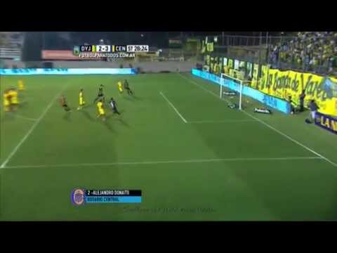 Gol de Donatti. Defensa 2 - Central 3. Fecha 8. Primera División 2015. FPT.