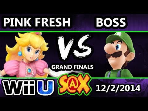 S@X - Boss (Luigi) Vs. Pink Fresh (Peach) SSB4 Grand Finals - Smash For Wii U