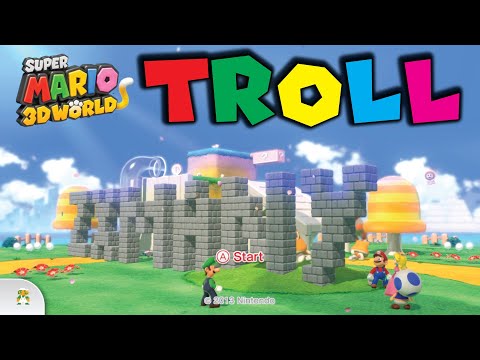 Super Mario 3D World - ZXMany Troll Level