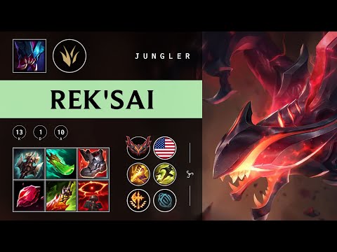 Rek'Sai Jungle vs Kayn - NA Grandmaster Patch 25.24