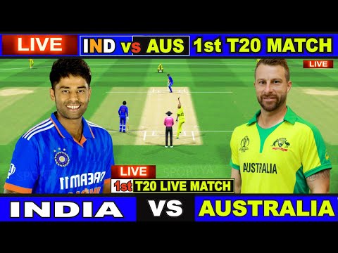 Live: IND Vs AUS, 1st T20 Match | Live Scores & Commentary | India Vs Australia | 1st Innings