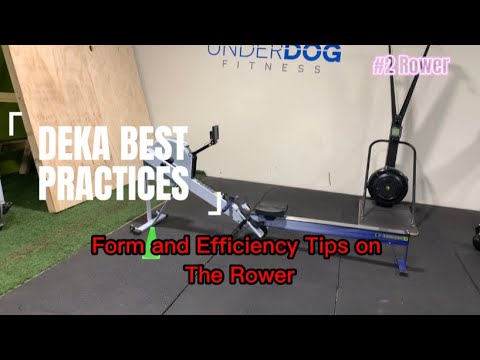 DEKA How to Row 500m Faster