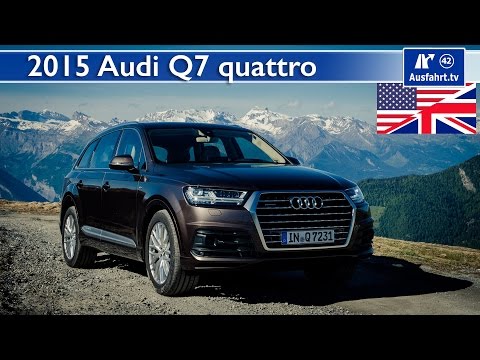 2015 Audi Q7 3.0 TDI quattro tiptronic - Test / Test Drive and In-Depth Car Review (English)
