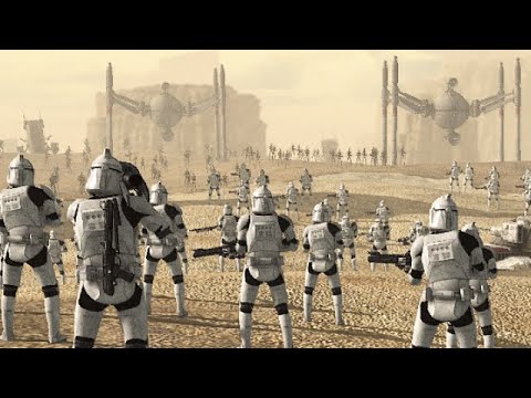 ULTIMATE STAR WARS MOD: Clone Troopers vs CIS Battle Droids! - Men of War: Assault Squad 2