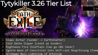 [Path of Exile 3.27] Tytykiller Tier List