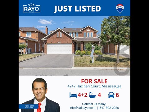 4247Hazineh Court, Mississauga - JUST LISTED!