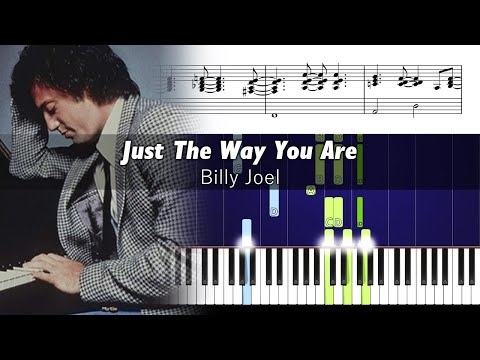 Billy Joel - Just The Way You Are - Accurate Piano Tutorial with Sheet Music