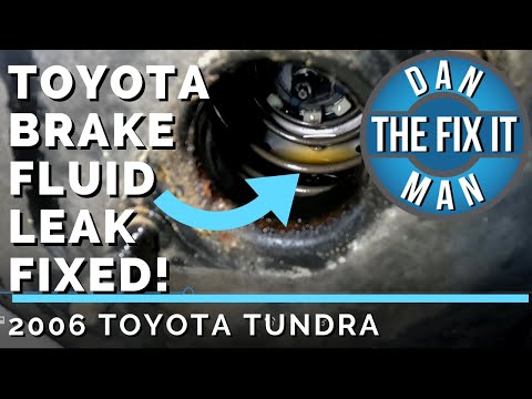 MYSTERY SOLVED! BRAKE FLUID LEAK 2006 TOYOTA TUNDRA BRAKE MASTER CYLINDER AND BOOSTER REPLACEMENT