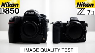 D850 Vs NikonZ7II - DSLR vs Mirrorless - Image Quality Test