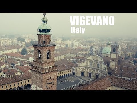 Vigevano Italy | Piazza Ducale & The Bramante Tower | Travel By Drone