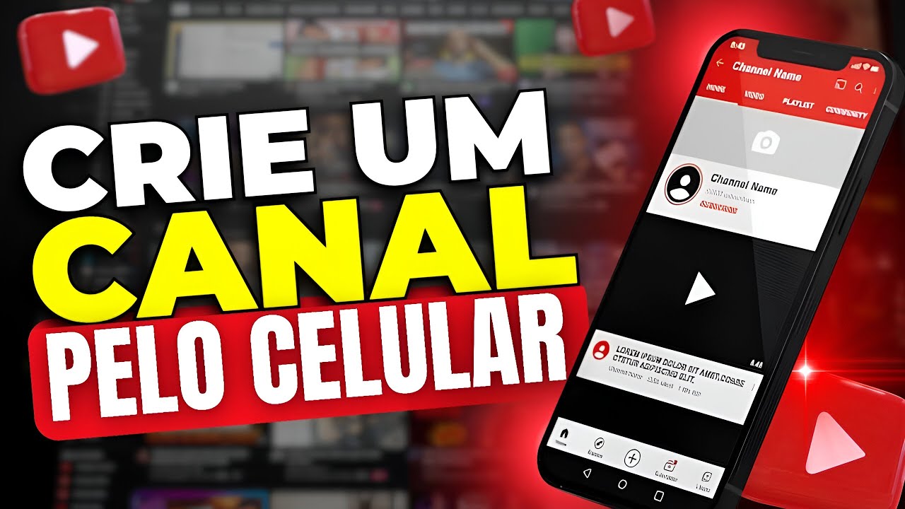 Como CRIAR UM CANAL NO YOUTUBE PELO CELULAR passo a passo