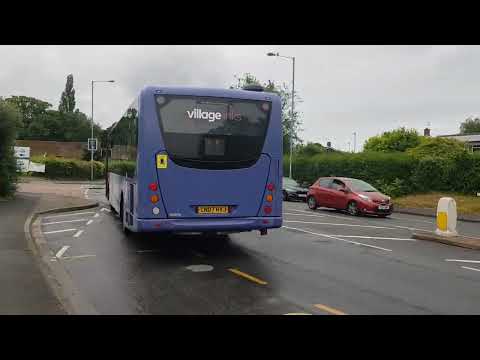 First Midland Red Plaxton Centro 66694 departs Lowerwick/Manor Farm Pub