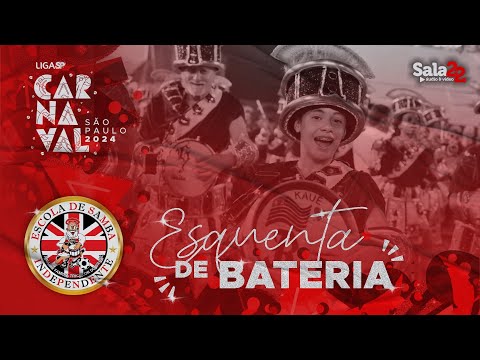 INDEPENDENTE TRICOLOR 4K - ESQUENTA DE BATERIA | CARNAVAL 2024 - LIGA-SP